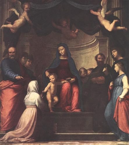 Affiche Pour la Décoration de la Chambre Tableaux Abstrait Peinture Sainte Catherine 60x90cm