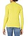 Amazon Essentials Women's Classic-Fit Lightweight Cable Long-Sleeve Mock Neck Sweater, Bright Yellow, X-Large