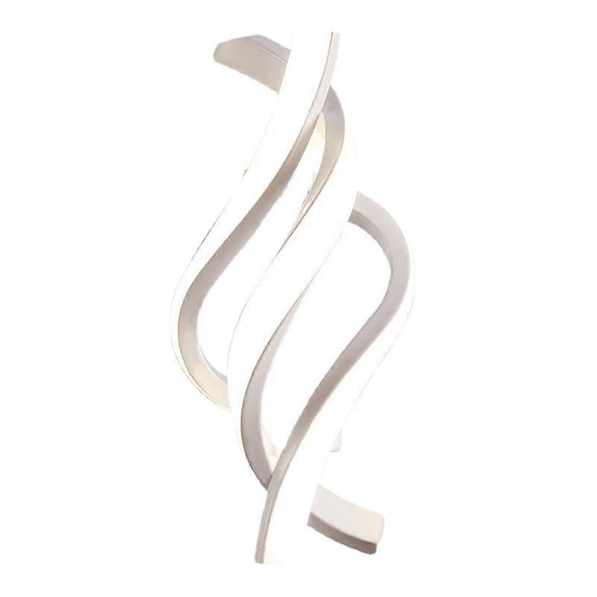 Joyhappst Image Color Spiral Modern Led Wall Sconce Lighting,28W Cool White Indoor Wall Light Wall Light Fixtures,For Bedroom Bathroom