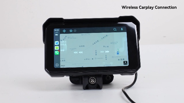 5 Inch Motorcycle CarPlay Screen - Wireless CarPlay/Android Auto