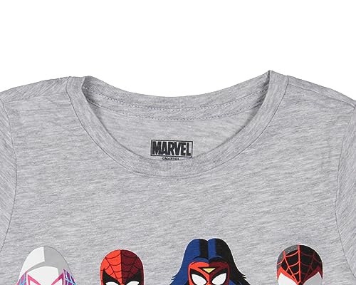Marvel Girls' T-Shirt Spider-Man Spider-Gwen Suit-Up Graphic Tee3