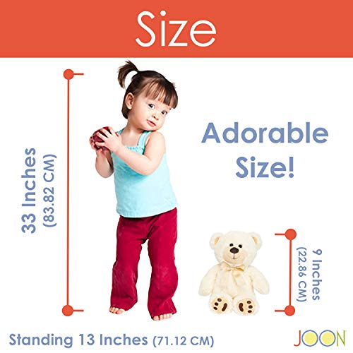 Joon Mini Teddy Bear, Cream, 13 Inches #TOP3