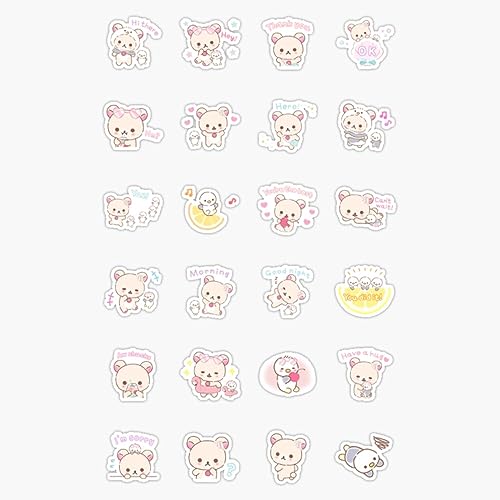 San-X Set Sticker Vinyl Waterproof Sticker Decal Car Laptop Wall Window Bumper Sticker 5'