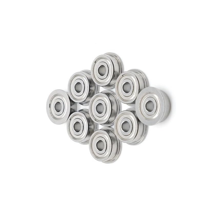 F693ZZ Rodamiento De Brida 3x8x4 Mm ABEC-7 (10 PCS) Rodamientos De Bolas Con Bridas F693 Z ZZ F619/3ZZ(F697ZZ 7X17X5)