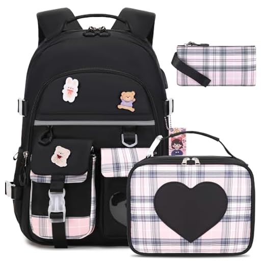 ACESAK Backpack for Girls - Bookbag Backpacks Schoolbag for Girls Kids Teen Women Casual Laptop Travel Daypacks - School Bag Elementary Middle School College Cute Backpack with Lunch Box