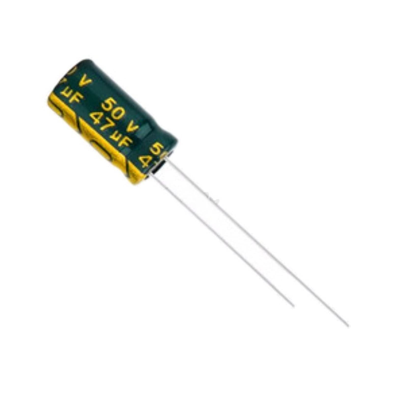 Condensateur 50V 47UF Faible Impédance Aluminium Miniature pour Circuit Imprimé