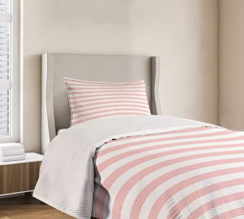 Colcha blush retro para dormitorios luminosos de diseño vintage pastel 7