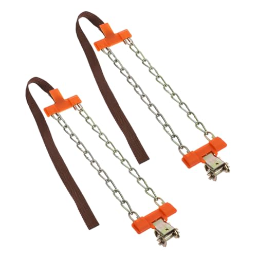 Mikinona 2 piezas Cadenas de Nieve Antideslizantes para Neumáticos de Coche y Pickup Ajustables y Resistentes para Emergencia y Tracción Invierno