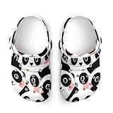 Meaudiwes Fashion Beach Pool Slippers Toddler Slides Sandals Children Water Shower for Boy Cute Cartoon Pandas