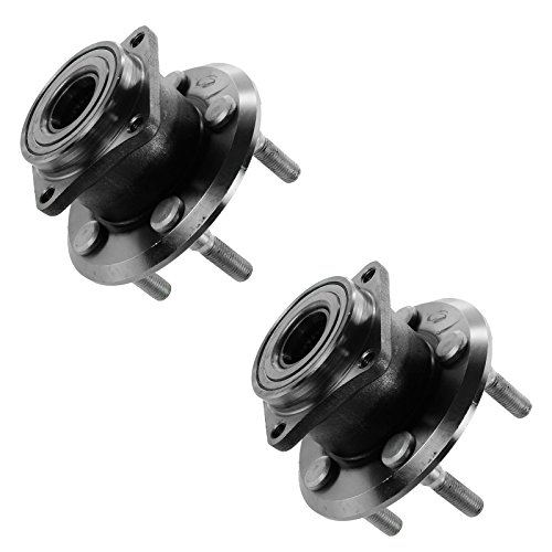 Image of TRQ 2 Piece Rear Wheel Bearing & Hub Assembly Set AWD Compatible with 2003-2006 Pontiac Vibe Toyota Matrix