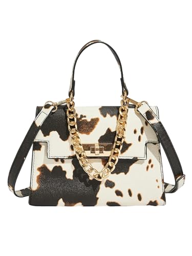Image of RoseSeek Women's Camo Flap Square Bags Chain Strap Top Handle Satchel Crossbody Bag