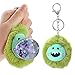 Pwsap Bubble Squeeze Soft Doll Peluche Bola de estrés sensorial Animal Lindo Llavero Colgante Descompresión Ventilación Alivio del estrés Regalo Creativo para niñas, niños y Adultos (Monstruo Verde)