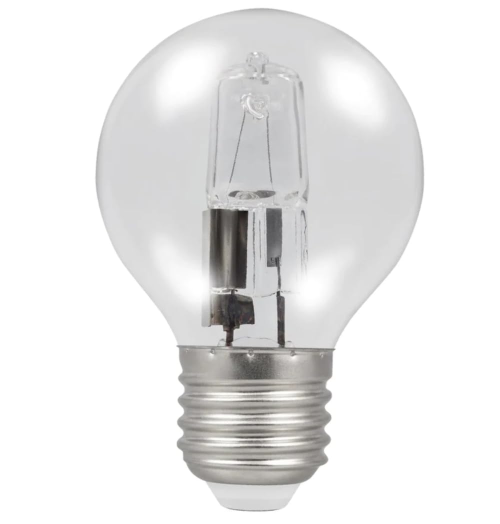 Casell GB42ES-H-CA - Golf Ball 42w E27/ES 240v Clear Energy Saving Halogen Light Bulb - 45mm