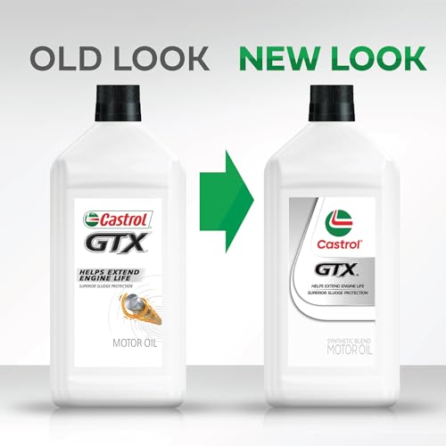 Óleo de motor Castrol 6144 GTX ULTRACLEAN 5W-30, 1 Quarto, pacote com 6