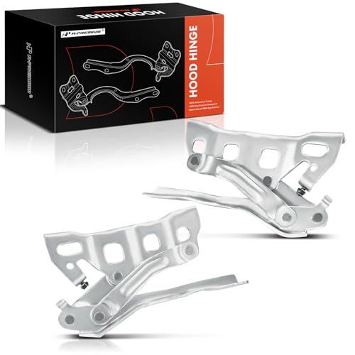A-Premium Driver and Passenger Hood Hinges Compatible with Hyundai Tucson 2016-2021, Set of 2 Front Left and Right Side Hood Hinges, Replace# 79110D3100, 79120D3100 by A-Premium - Used condition - US$19.31
