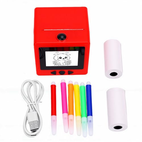 Image of Bewinner 2.4In HD Portable Voice Printer | AI Instant Print Bluetooth WiFi Mini Thermal Printer for Kids DIY Graffiti Art & Multilingual Education