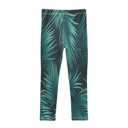 Bolaz Toddler Girls Leggings Printed Yoga Pants Leggings Green Tree Leaves for Kids2