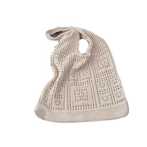 Sac tricoté pour femme grand sac à bandoulière décontracté et cabas main de shopping souple