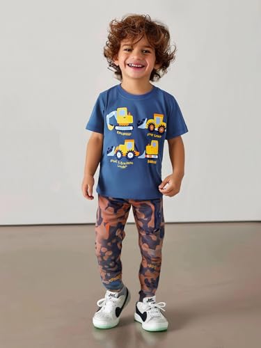 Image of AIWUHE Toddler T Shirts Cotton Summer Tshirts Boys Girls Short Sleeve Tee Tops Casual Graphic Clothes Crew Neck Shirts 2-6Y