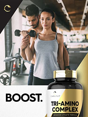 Carlyle Tri-Amino L-Arginine, L-Ornithine, L-Lysine Supplement | 120 Tablets | Vegetarian, Non-Gmo, Gluten Free #TOP5