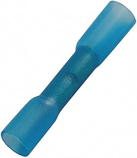 Splice Connector, Heat Shrink, Blue, Pk25