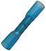 Splice Connector, Heat Shrink, Blue, Pk25