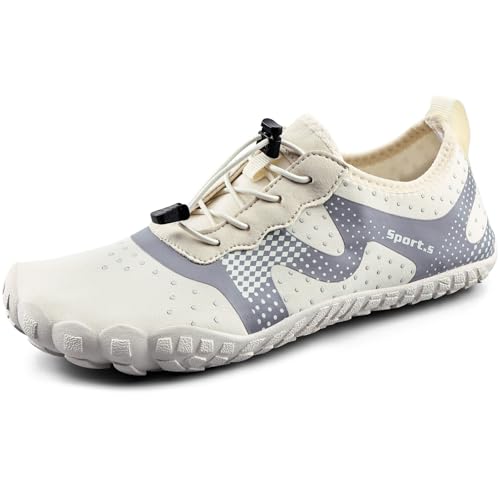 Image of Water Shoes for Men Barefoot Quick-Dry Aqua Sock Outdoor Athletic Sport Shoes for Kayaking, Boating, Hiking, Surfing, Walking