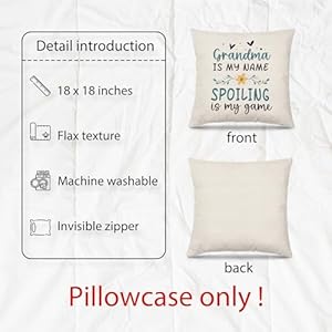 Grandmapillowcovers18x18grandmagiftsfromgrandchildrenbestgrandmagiftsgrandmagiftsideasgrandmagiftsforbirthdaygrandmaismyname Urban Country Home Decor Grandma pillow covers 18×18 grandma gifts from grandchildren best grandma gifts grandma gifts ideas grandma gifts for birthday grandma is my name urban country home decor