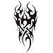 TAFLY Men's Temporary Tattoo Tribal Pattern Tattoo Sticker for Men 3 Sheets