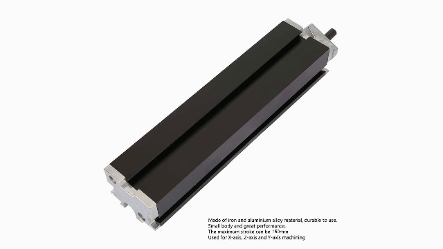 Z010M Metal Cross Slide Block 200mm Stroke Iron Aluminum Alloy