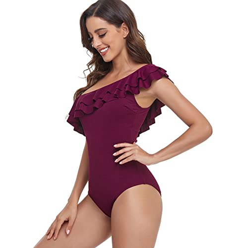 Maillot de bain une pièce col V pour vos vacances à la plage