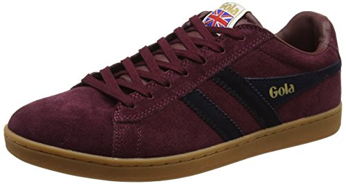 Image of Gola Equipe Suede - Sneakers for Men - Contrasting Wingflash - Heel Return - Durable Cupsole - Low Silhouette