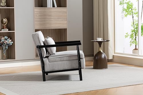 Sillón Plegable Pana Gris miniatura 4