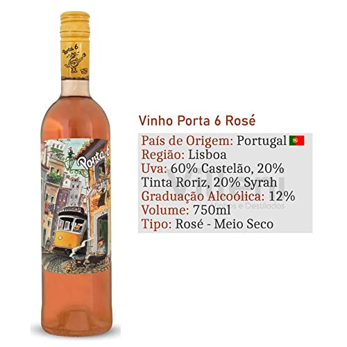 Vinho Rosé Porta 6 750ml