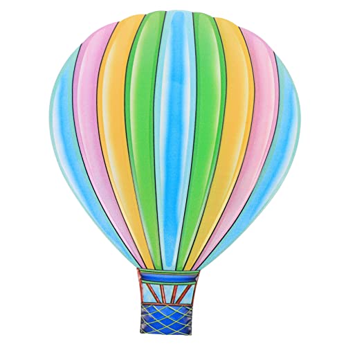 Idée cadeau déco montgolfière en métal suspendue pour pendaison de crémaillère