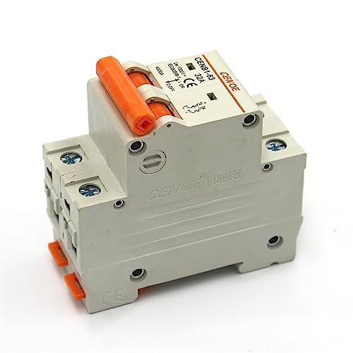 Disjoncteur solaire protection surcharges et courts-circuits 1000V 32A 2P