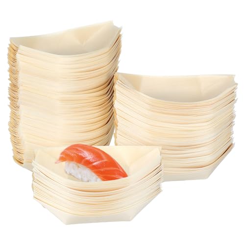 Platos desechables para sushi 150 piezas 5 pulgadas miniatura 1