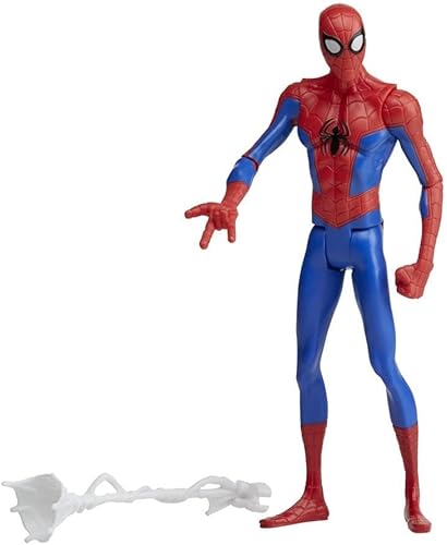Marvel Spider-Man: Across The Spider-Verse Spider-Man, figura de acción a escala de 6 pulgadas con accesorio de red, juguetes para niños a partir de