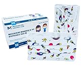 50 Mascarillas Quirúrgicas Homologadas para Niños, Certificado CE, Alta Eficiencia de Filtración BFE≥95, Mascarillas Infantiles Desechables Faciales de 3 Capas con Elásticos - [50 Piezas]