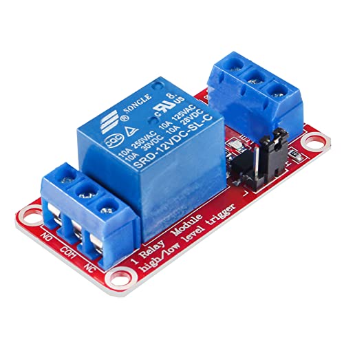 Diitao 6PCS Solid State Relay Module High Level Low Level Triggering Relay Module for Industrial Control Smart Control Automation Equipment Control 12V 1 Channel - Thumbnail 3