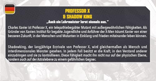 Marvel Crisis Protocol Professor X & Shadow King Pack de Figurines pour Jeu de Table de Choc - 5