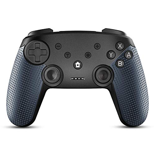 Raniaco Mando para Nintendo Switch, Mando Pro Switch Inalámbrico, Bluetooth Wireless y Recargable Pro Controller, Dual Vibration Switch Gamepad Con 6-Axis Motion Sensor y Turbo para Nintendo Switch