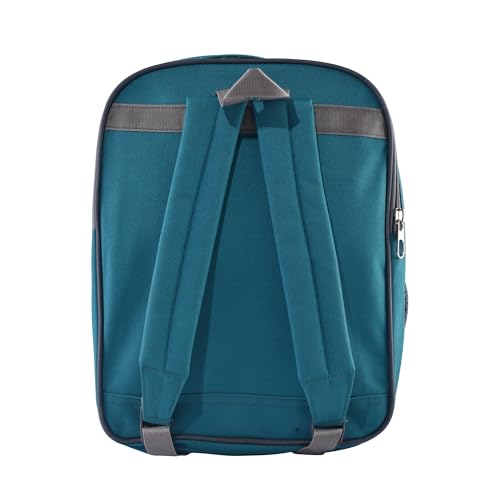 Image of Kuber Industries School Bag (Disney Friendship) 4 Compartment Backpack for Boys and Girls | Casual School Backpack | Green