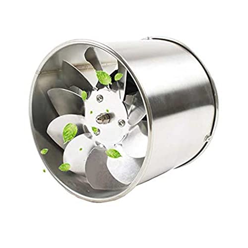 DLBJ Extractor en Línea Ventilador de Conductos Silenciosos 150 Mm Ventilador Extractor de Aire para Tienda de Crecimiento Ventilación Y Extractor de Aire Cover