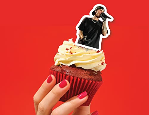 24 Biebs Music Birthday Decorations, Cupcake Toppers, Favors And Party Supplies #TOP5