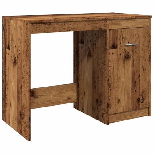 vidaXL Escritorio de Madera de ingeniería Envejecida 100x50x76 cm, Escritorio de Oficina, Escritorio de Ordenador, Escritorio de Secretaria