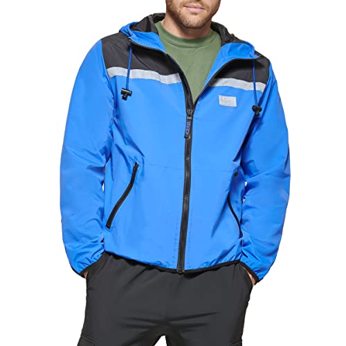Image of DKNY Men's Active Reflective Colorblock Windbreaker