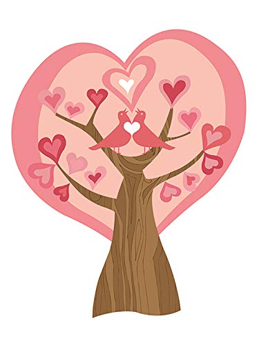 Toile imprimée Valentina Ramos Tree of Love 40x50 cm, idée cadeau idéale