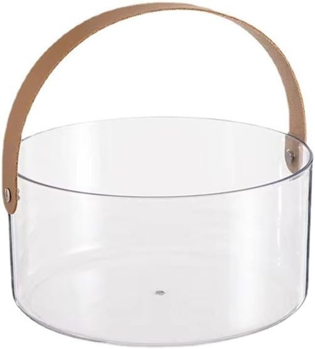 JSEIAJB Ice Bucket Beer Bucket Coke Household Portable Transparent Basket Fruit Storage Basket