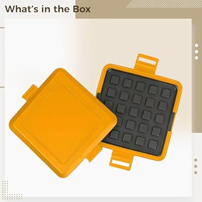Quick-Heat Mikrowelle Panini & Waffeleisen | Antihaft-Sandwichpresse für schnelles Frühstück | Spülmaschinenfest | Kompaktes Küchengerät – Bild 4